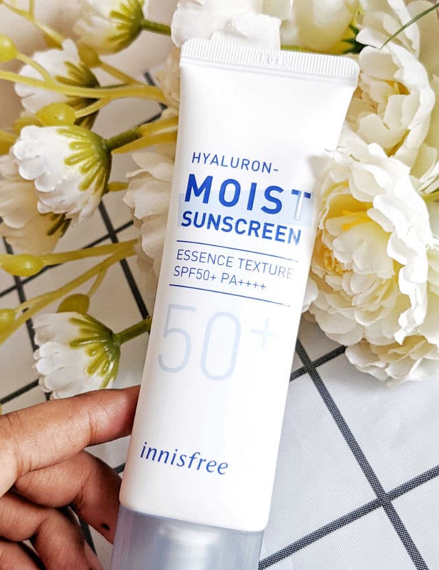INNISFREE True Hyaluron Moist Sunscreen SPF50+ PA++++ review photo by SkincareWisdom16