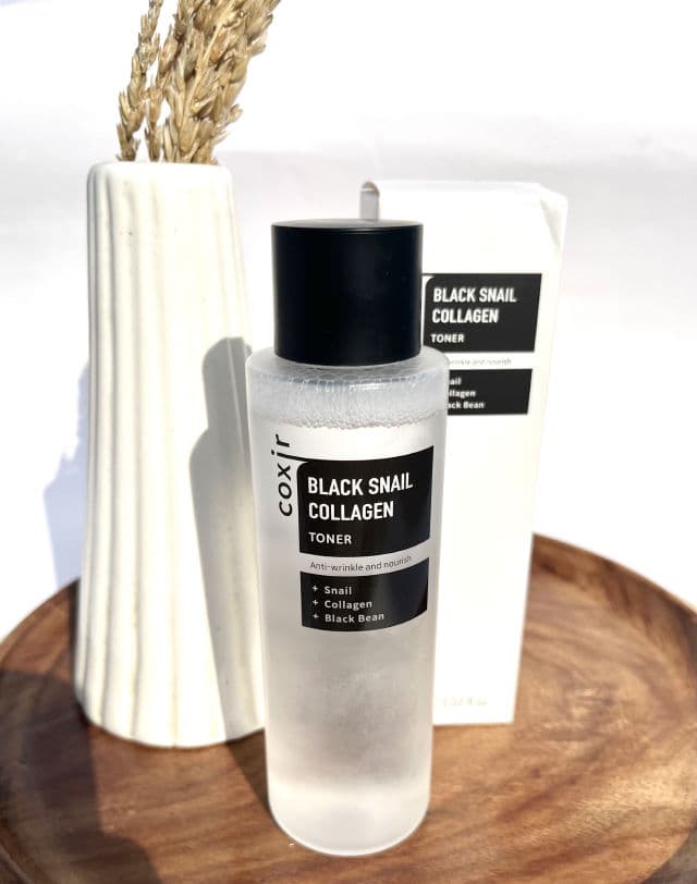 Coxir Black Snail Collagen Toner review photo by Apz