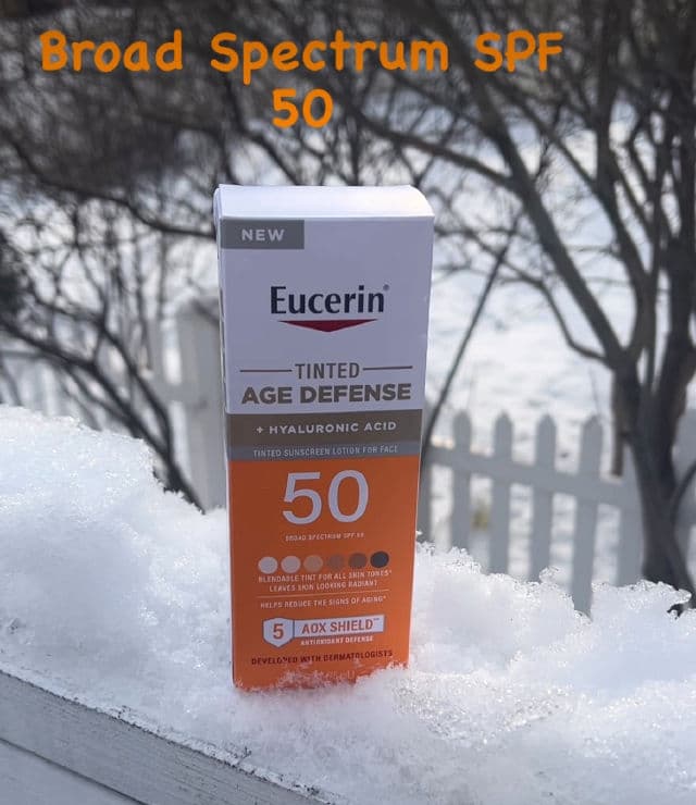 Eucerin Age Defense + Hyaluronic Acid Sunscreen SPF50 review photo by MereBear53
