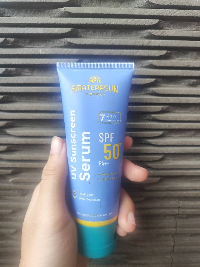 AMATERASUN UV Sunscreen Serum SPF 50+ PA++ review photo by Febiftya
