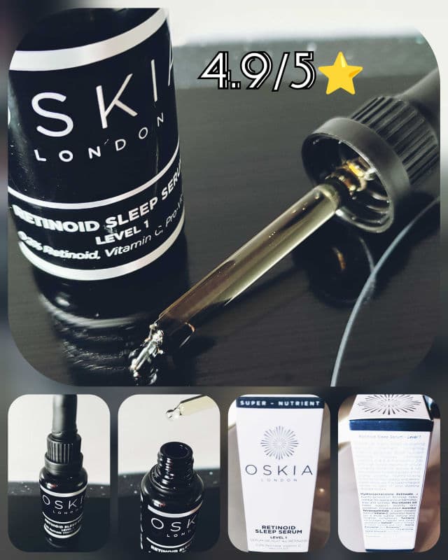 Oskia Skincare Retinoid Sleep Serum Level 1 (0.2%) review photo by Testertootsymorse