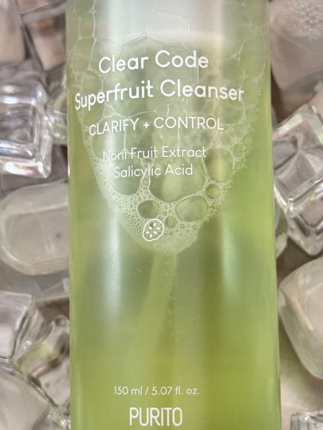 PURITO Clear Code Superfruit Cleanser review photo by Testertootsymorse