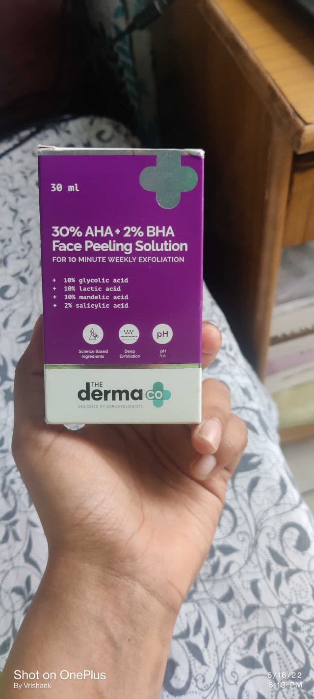 The Derma Co. 30% AHA + 2% BHA Peeling Solution review photo by AwesomeVK
