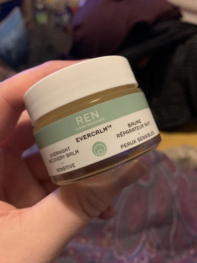 REN Clean Skincare Evercalm Overnight Recovery Balm review photo by emma94
