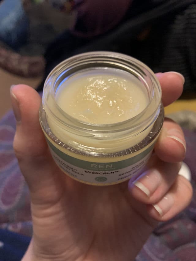 REN Clean Skincare Evercalm Overnight Recovery Balm review photo by emma94