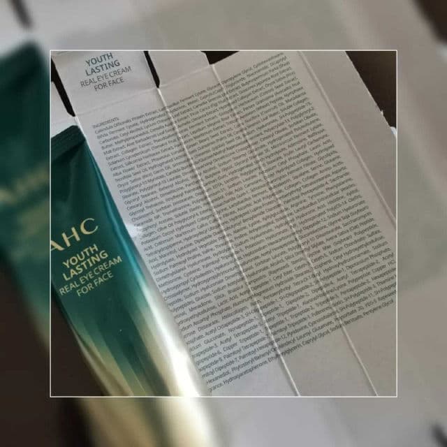 AHC Youth Lasting Real Eye Cream for Face review photo by everlastingbloom