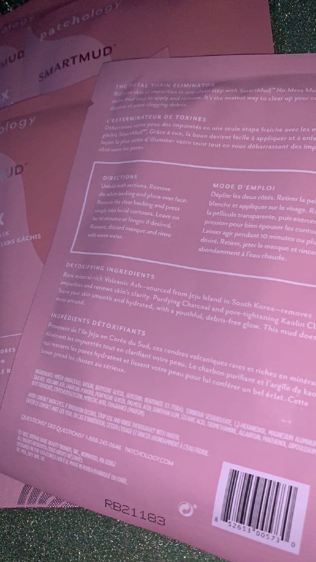 Patchology SmartMud No Mess Mud Masque Facial Sheet review photo by harleybrooke