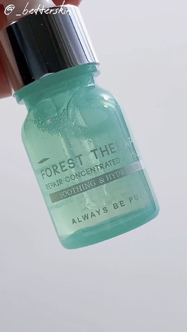 ALWAYS BE PURE Forest Therapy Repair Concentrated Ampoule review photo by betterskin