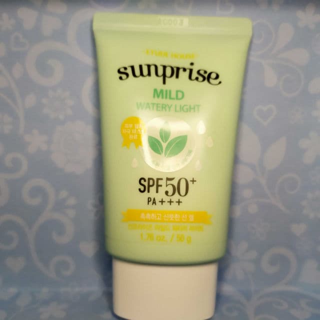 ETUDE Sunprise Mild Watery Light SPF50+ PA++++ review photo by JadeAstrid