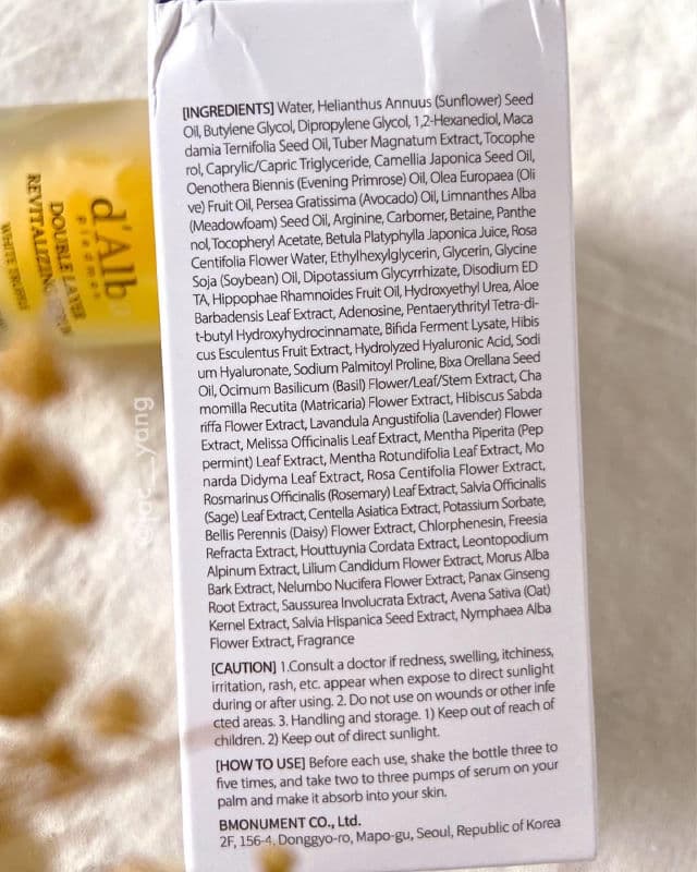 D' Alba Piedmont White Truffle Double Later Revitalizing Serum review photo by jacyang
