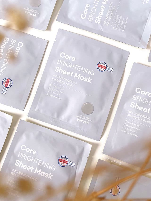 Varuza Core Brightening Sheet Mask with Niacinamide 5% review photo by jacyang