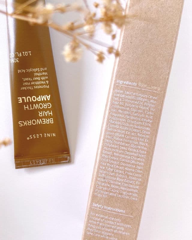 NINELESS Breworks Hair Growth Ampoule review photo by jacyang