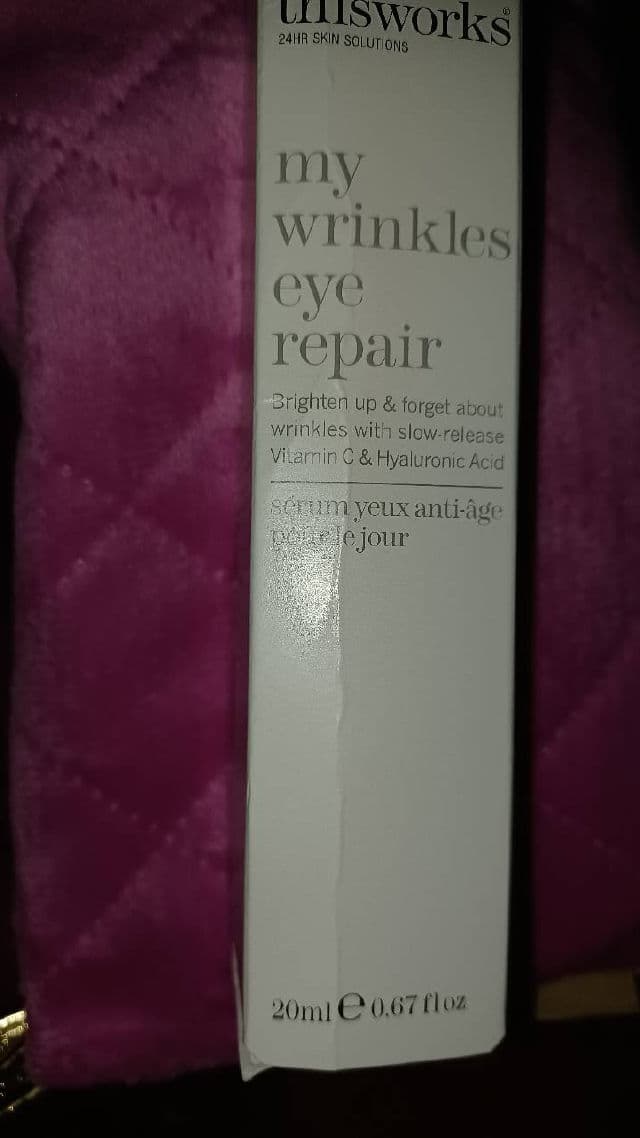 This Works My Wrinkle Eye Repair review photo by BooBearAshley