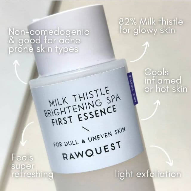RAWQUEST Milk Thistle Brightening SPA First Essence review photo by MimiMomoSkincare