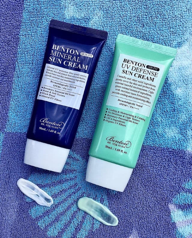 BENTON Mineral Sun Cream SPF50+/PA++++ review photo by MimiMomoSkincare