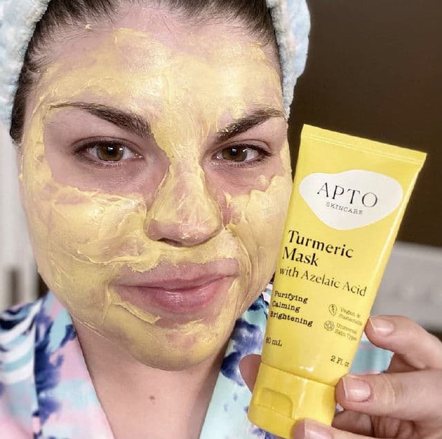 APTO Skincare Turmeric Mask review photo by ElleCookie