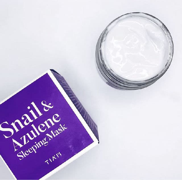 TIAM Snail & Azulene Sleeping Mask review photo by sskincarediaryy
