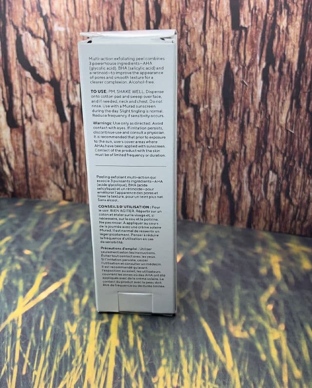 Murad Daily Clarifying Peel review photo by nerdaboutskin