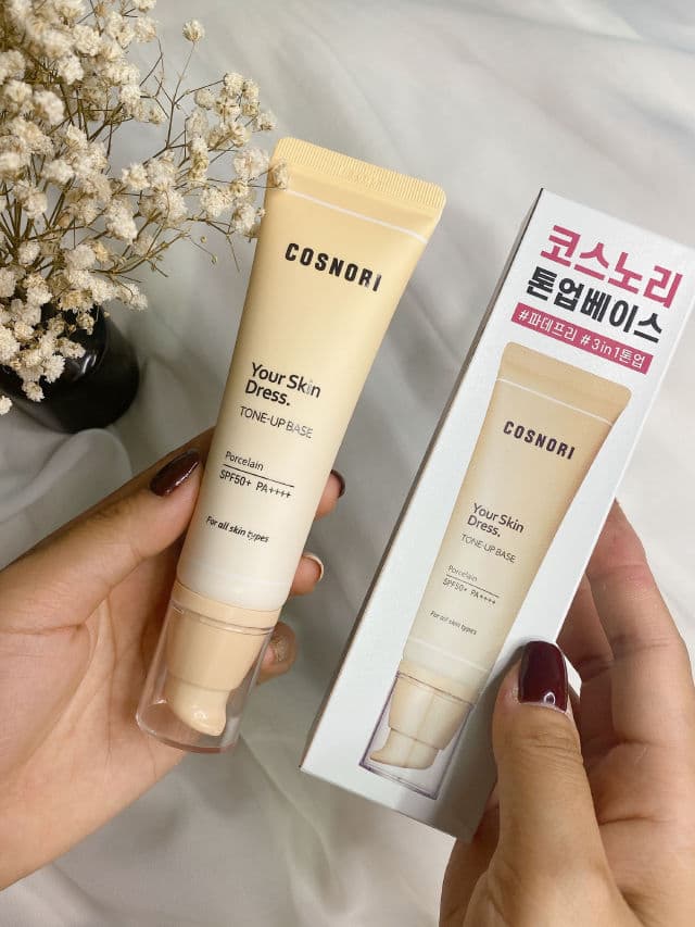COSNORI Your Skin Dress Tone-Up Base SPF50+ PA++++ review photo by LizhReview