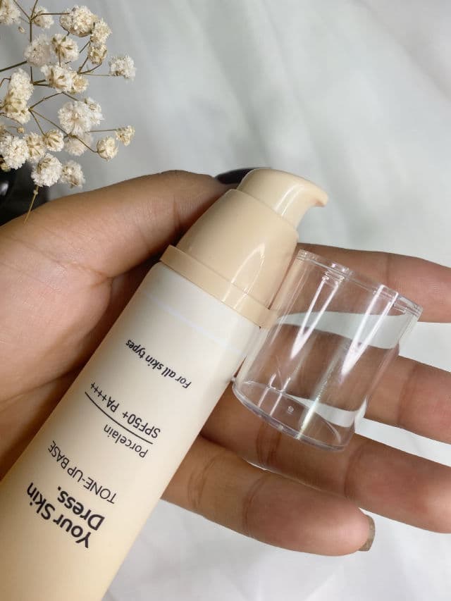 COSNORI Your Skin Dress Tone-Up Base SPF50+ PA++++ review photo by LizhReview