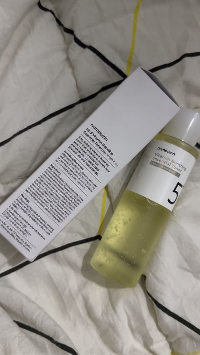 numbuzin No.5+ Vitamin Boosting Essential Toner review photo by Rinanistic