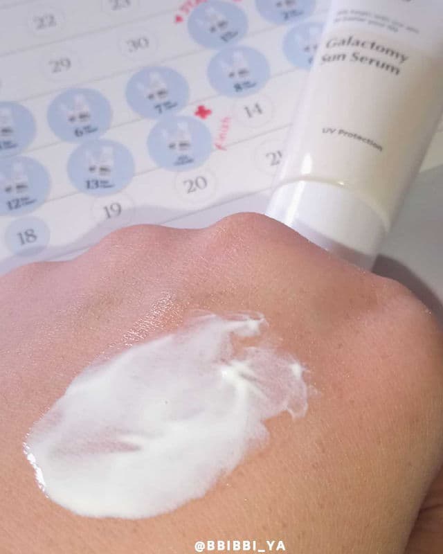 manyo Galactomy Sun Serum SPF50+ PA++ review photo by miazawa