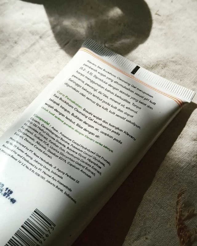 Kleveru Sea Buckthorn Cleansing Gel review photo by LathifahHusna