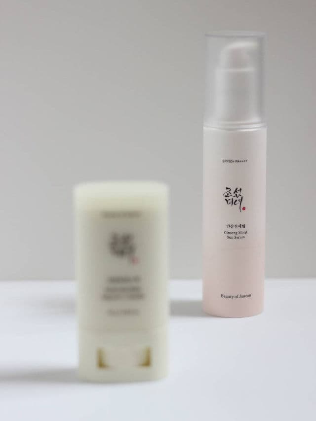 BEAUTY OF JOSEON Ginseng Moist Sun Serum SPF50+ PA++++ review photo by byblume