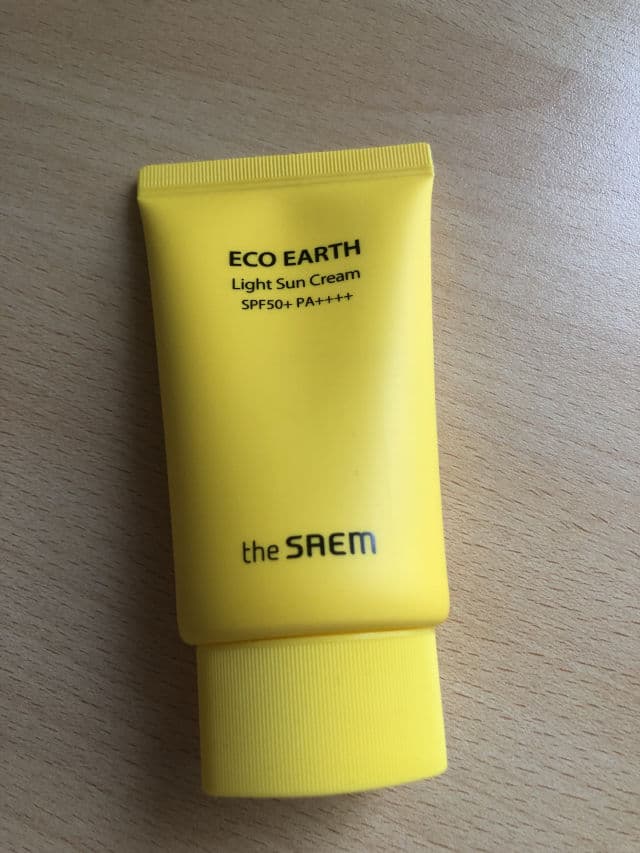 THE SAEM Eco Earth Power Light Sun Cream SPF50+ PA++ review photo by bihterguven