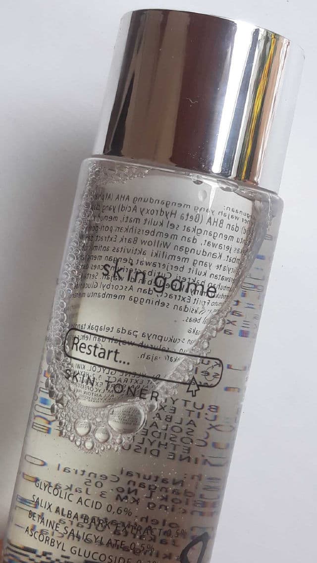 Skin game Restart Toner review photo by DeboraYesha
