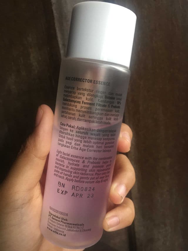 ERHA Age Corrector Galactomyces & Prebiotic Essence review photo by Kalpika