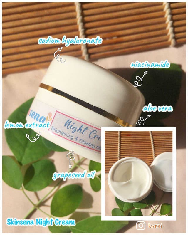 Skinsena Night Cream review photo by Kalpika