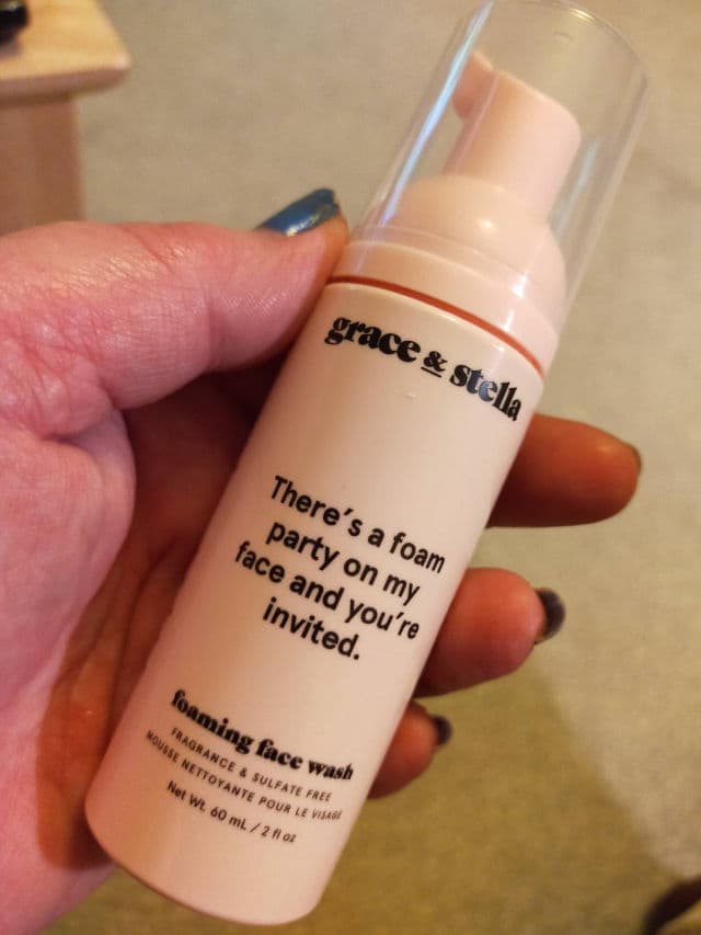 Grace & Stella There's a party on my face and you're invited! Foaming Face Wash review photo by hankisabelle1
