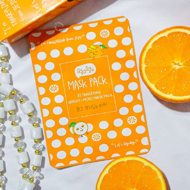 Qyo Qyo Tangerine Bright and Moist Mask Sheet Pack review photo by fikmaa21