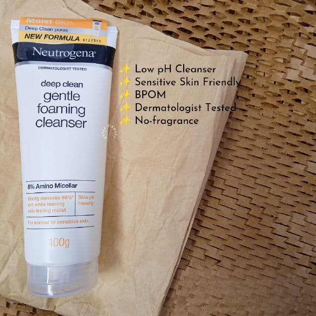 Neutrogena Deep Clean Gentle Foaming Cleanser review photo by fikmaa21