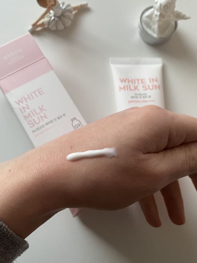 G9 SKIN White In Milk Sun SPF 50+ / PA++++ review photo by Karina14