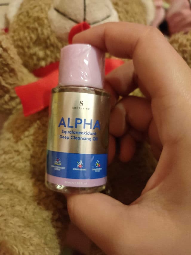Somethinc Alpha Squalanexoidant Deep Cleansing Oil review photo by Michico