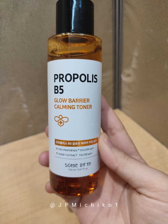 Some By Mi Propolis B5 Glow Barrier Calming Toner review photo by Michico
