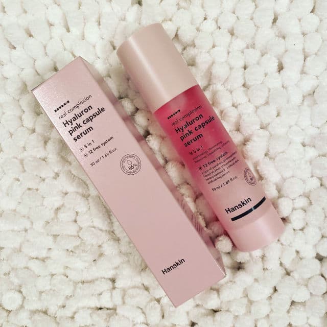 HANSKIN Hyaluron Pink Capsule Serum review photo by cleahanchey