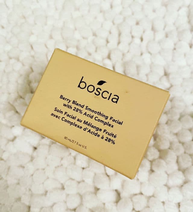 Boscia Berry Blend Smoothing Facial with 28% Acid Complex review photo by cleahanchey