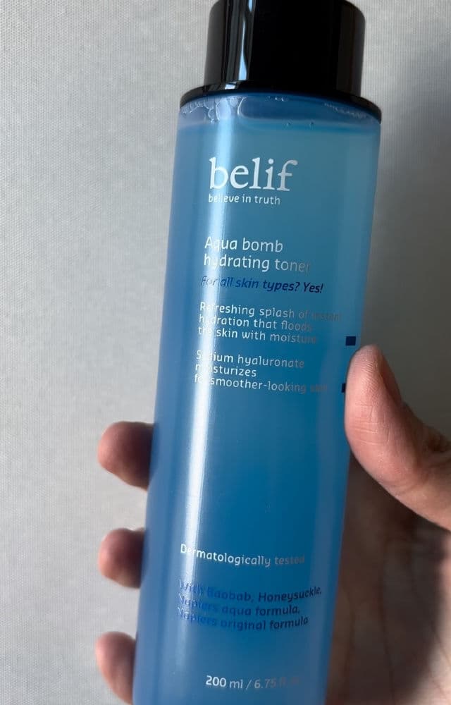 belif Aqua Bomb Hydrating Toner review photo by rennielelee