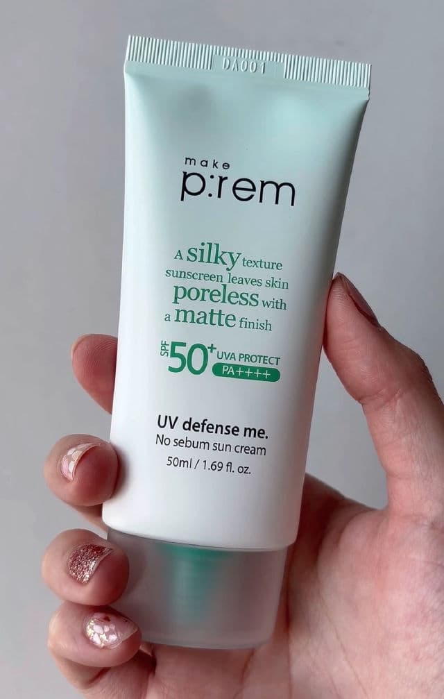 make p:rem UV Defense Me. No Sebum Sun Cream SPF50+ PA++++ review photo by rennielelee
