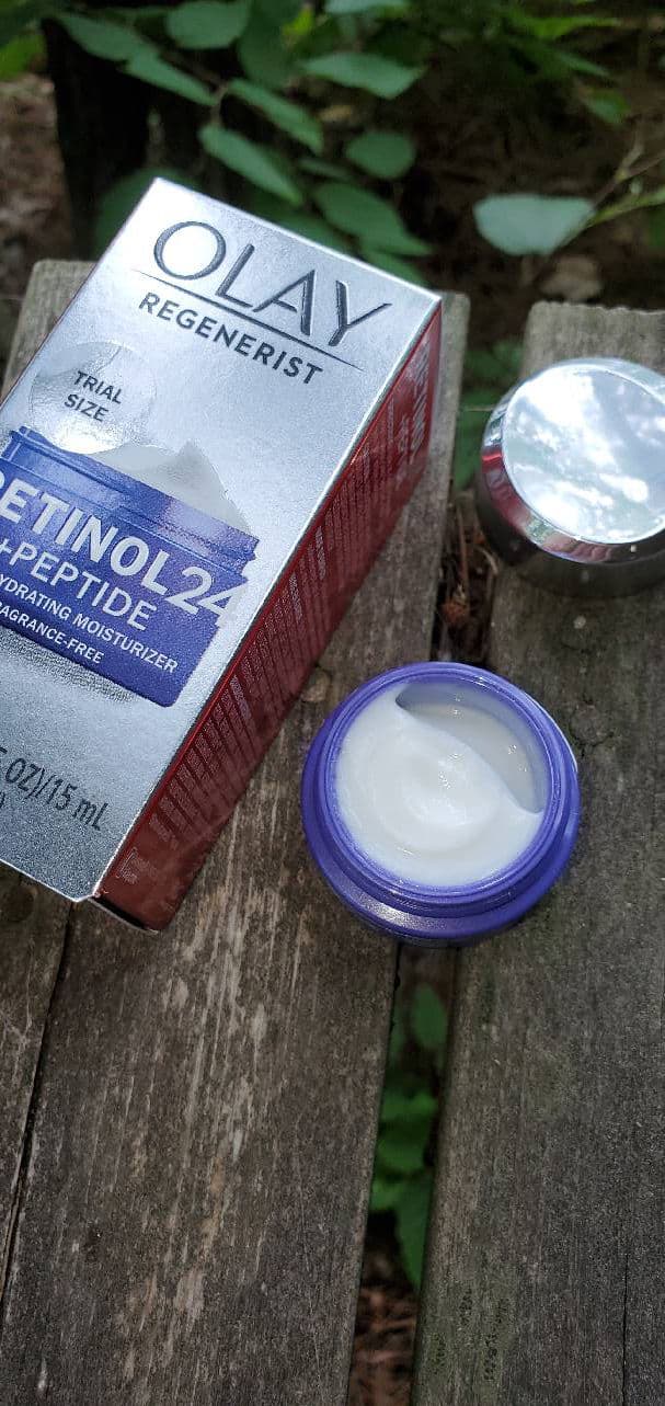 Olay Regenerist Retinol24 + Peptide Night Face Moisturizer review photo by Plumie