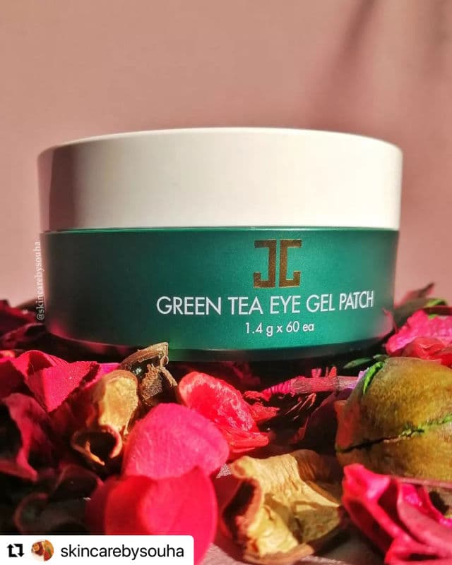Jayjun Green Tea Eye Gel Patch Jar review photo by skincarebysouha
