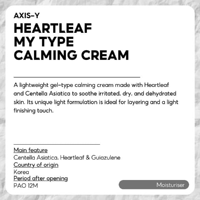 AXIS-Y Heartleaf My Type Calming Cream review photo by skinwithbes