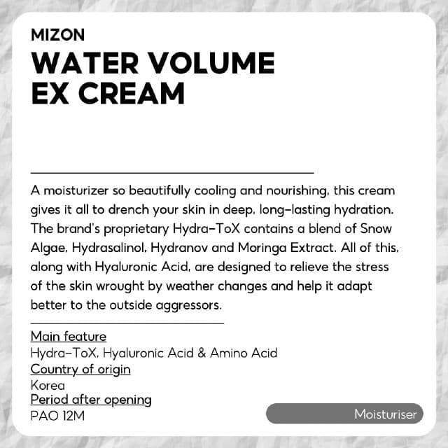 Mizon Water Volume Ex Cream review photo by skinwithbes