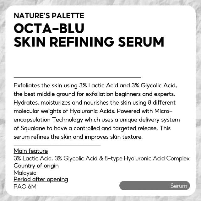 Nature's Palette Octa-Blu Skin Refining Serum review photo by skinwithbes