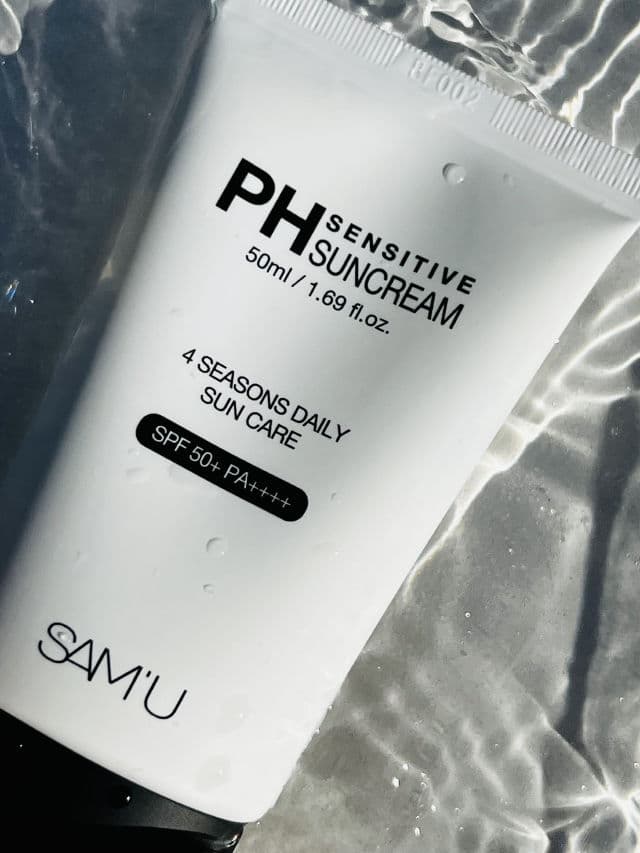 SAM'U pH Sensitive Sun Cream review photo by Binci