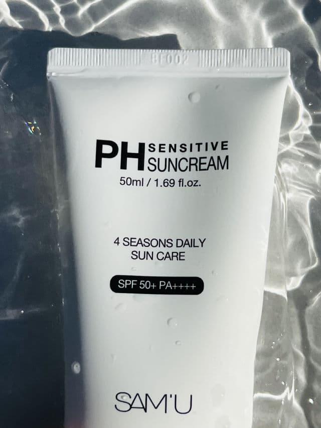SAM'U pH Sensitive Sun Cream review photo by Binci