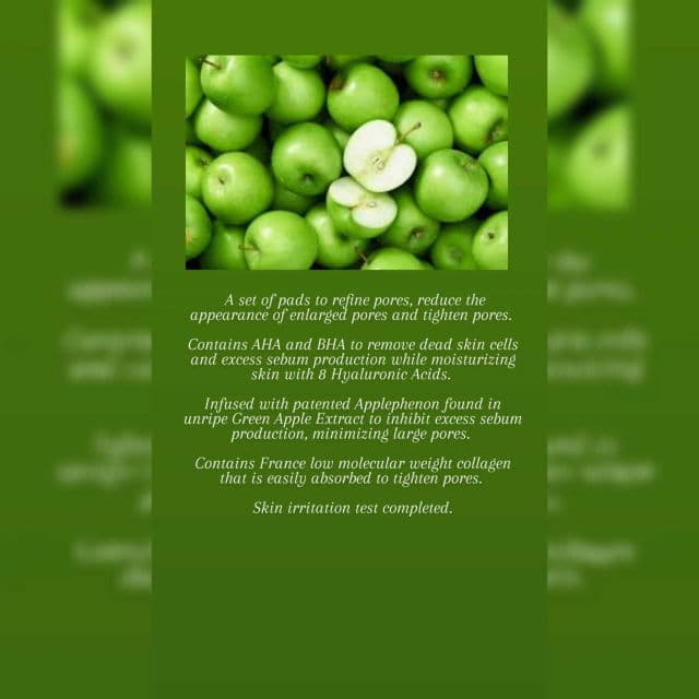 Milk Touch Green Apple Pore Collagen Jumbo Pad review photo by Skinieee